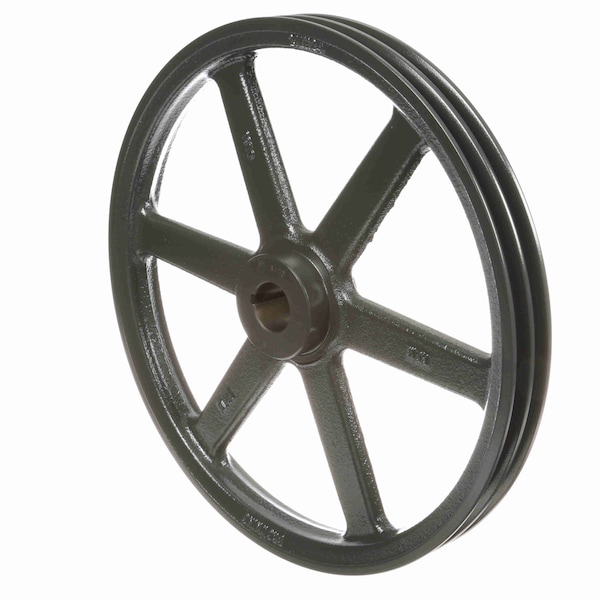 2 Groove Cast Iron Fhp - Finished Bore Sheave, 2AK134X 1 3/16